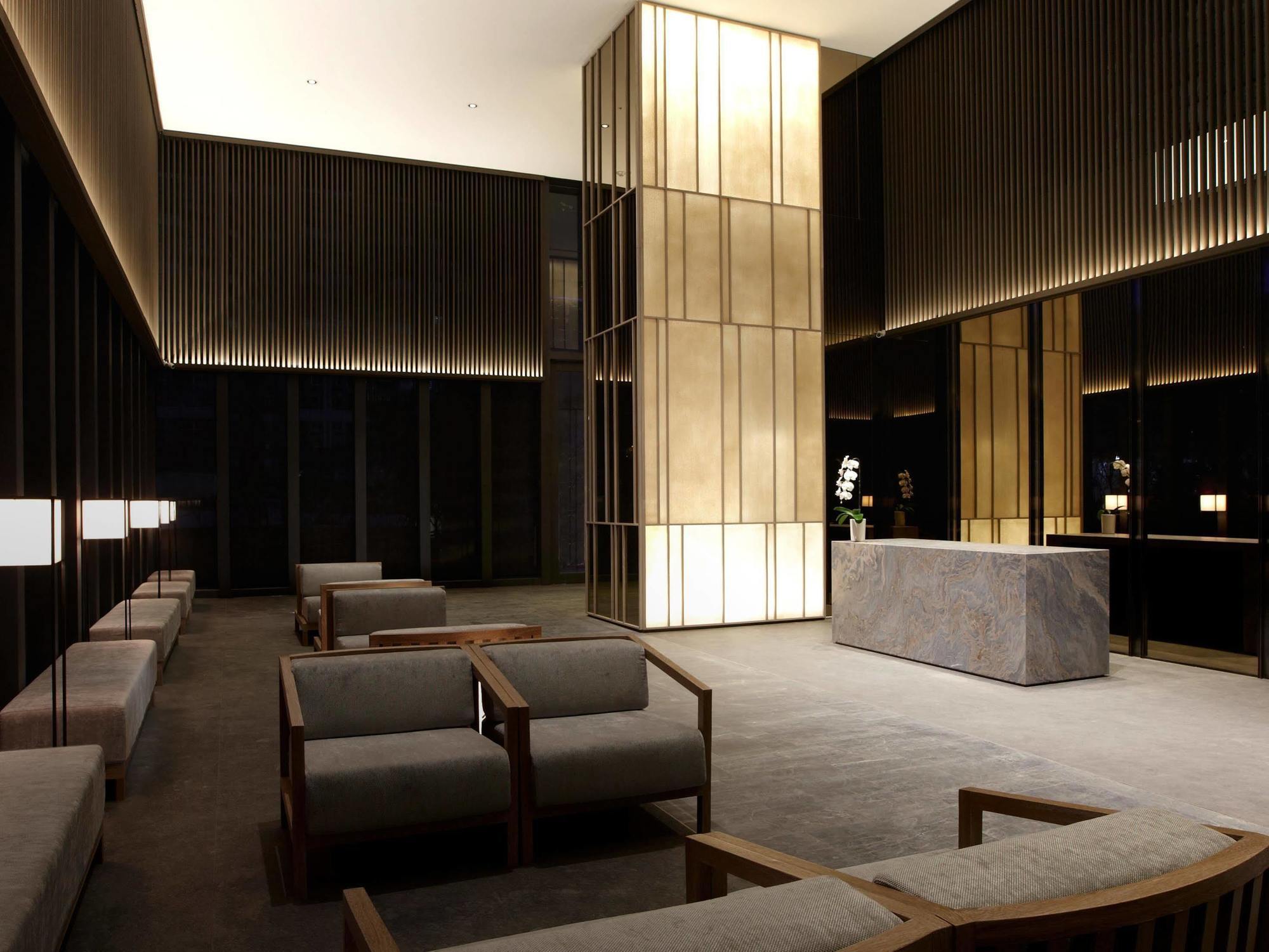 礁溪晶泉丰旅 Wellspring By Silks Jiaoxi Exterior foto The lobby of the hotel