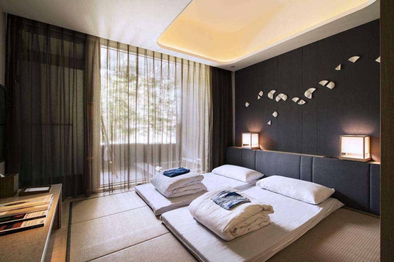 礁溪晶泉丰旅 Wellspring By Silks Jiaoxi Exterior foto A room at the hotel